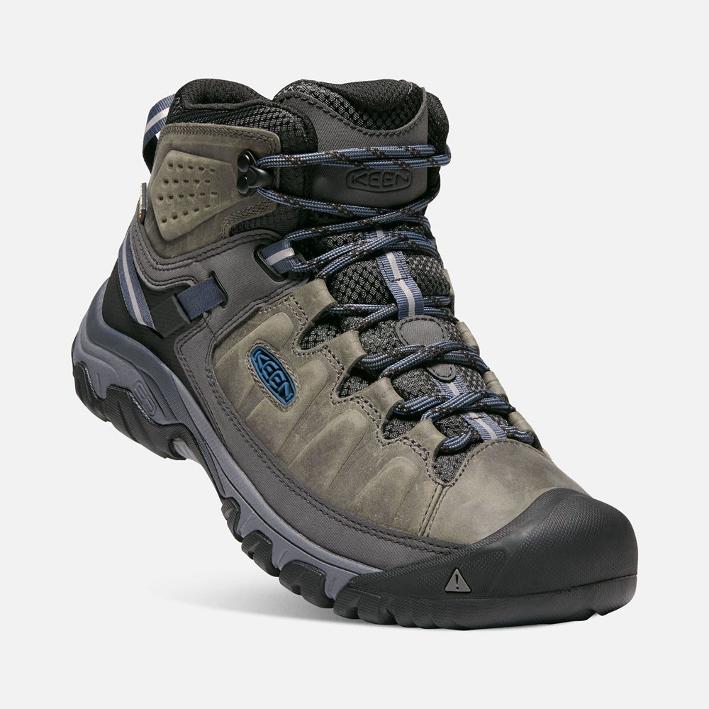 Keen Outdoor Bot Erkek Siyah Kahverengi - Targhee Iii Waterproof Mid - Türkiye AGSL15049